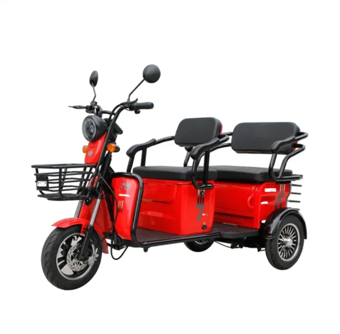 Moto Tricycle Motorized folding Adult Electric Bicycle