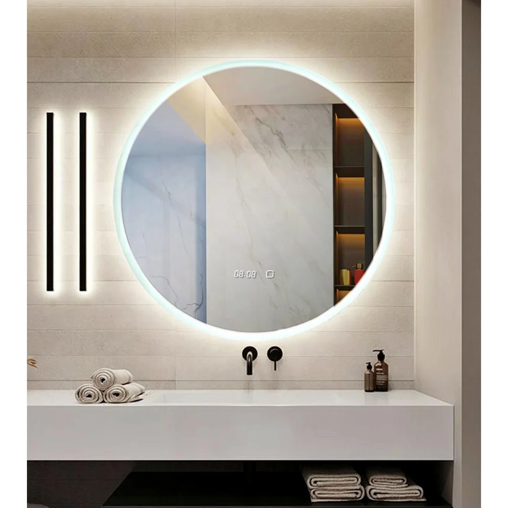 MAX.C Round Backlight Spiegel Led Intelligent Bath Mirrors Smart