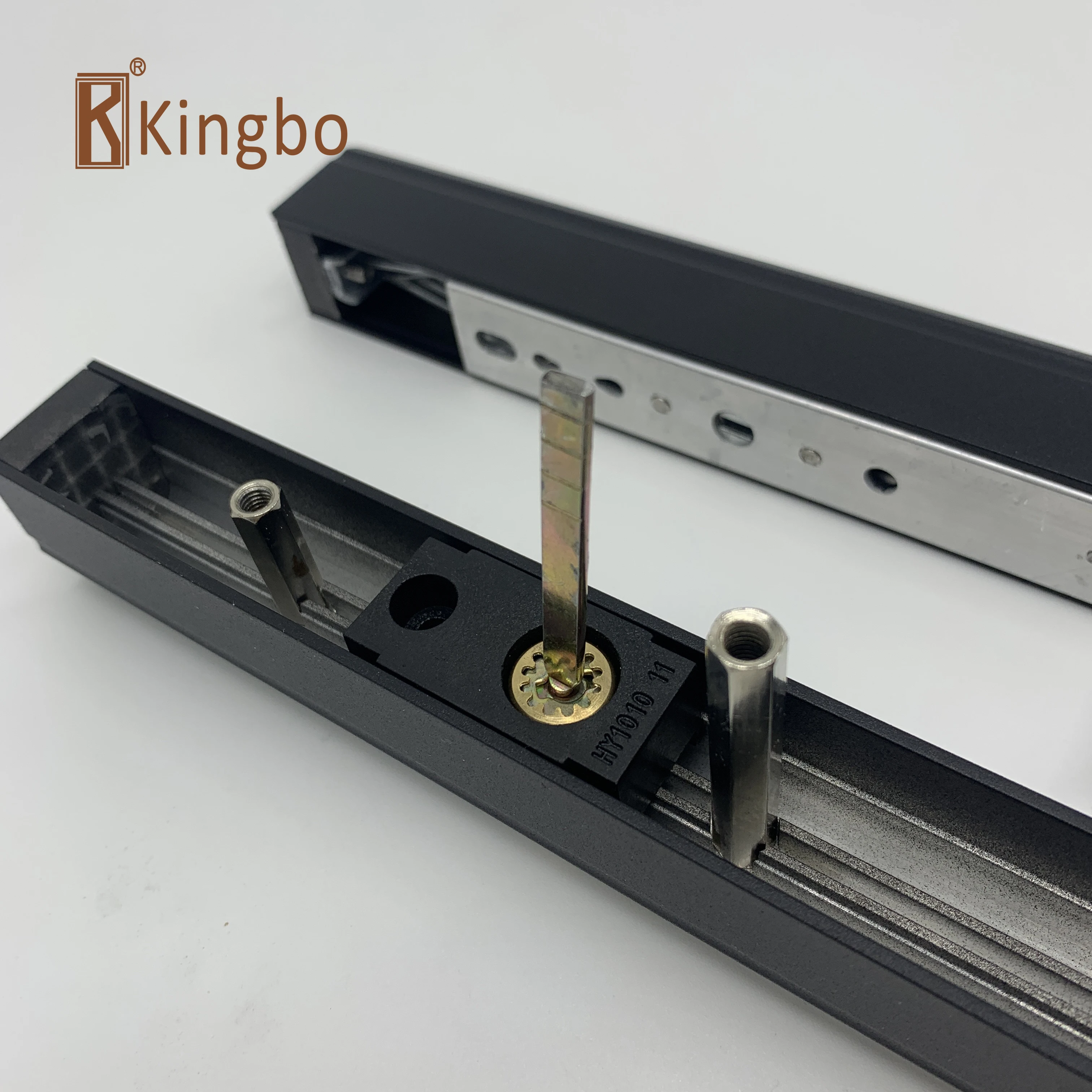 2023 New Design Hardware Handle with Keys for Aluminum Sliding Door Double Sides 300 mm Length Sliding Lock