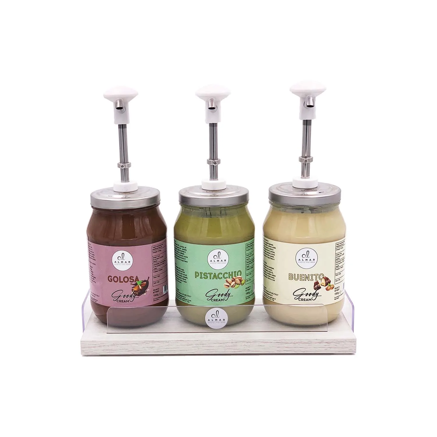 GOODY BUENITO CREAM FOR CROISSANTS WAFFLES AND CREPES GARNISH AND ENRICH BREAKFAST WHITE HAZELNUT CREAM