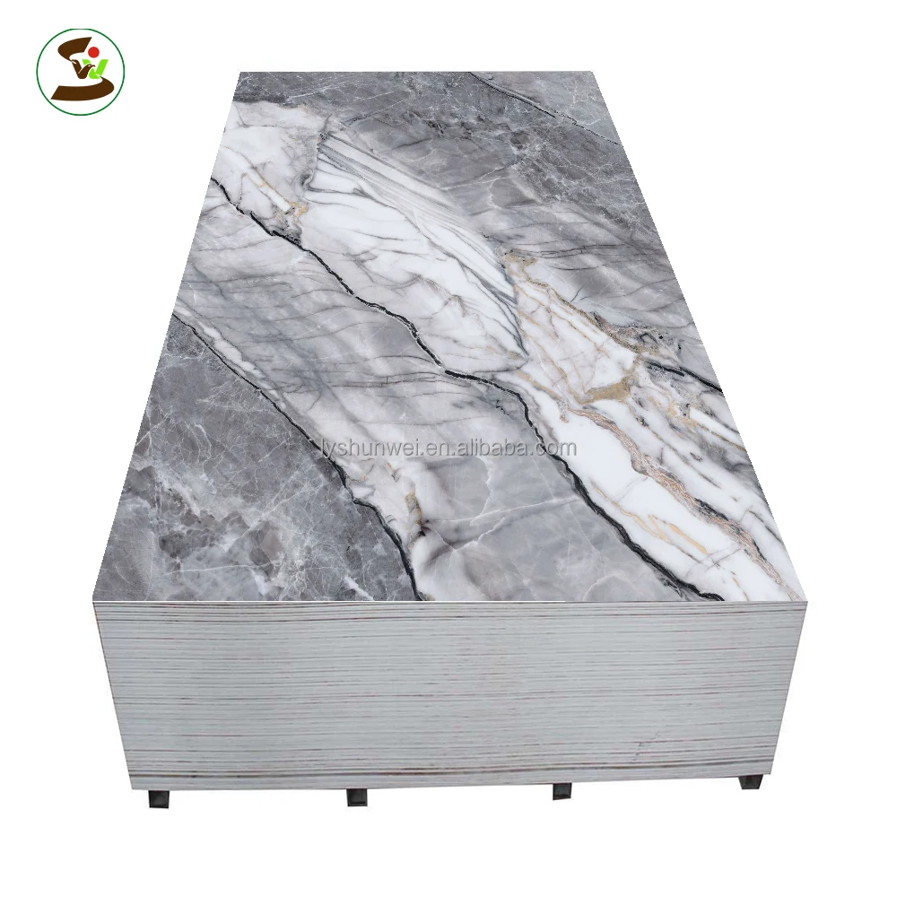 high quality waterproof width 1220mm uv coating pvc marble wall panel / plastic sheets price