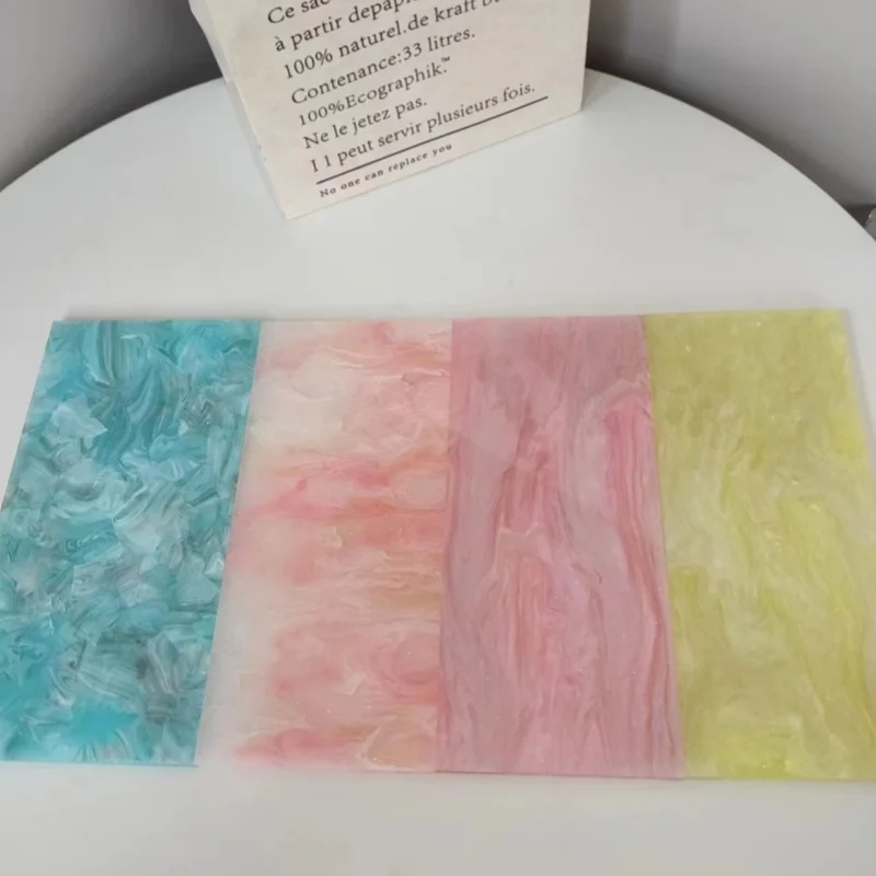 Chinaplas Plastic Acrylic Sheet Panel Thickness 3mm Gold High Gloss Glitter