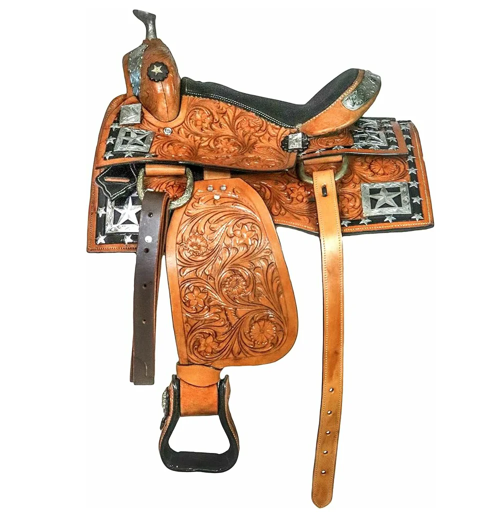 Oem Service Horse Saddles Pakistan Made Lightweight Horse Saddles Plain Dyed Horse Saddles