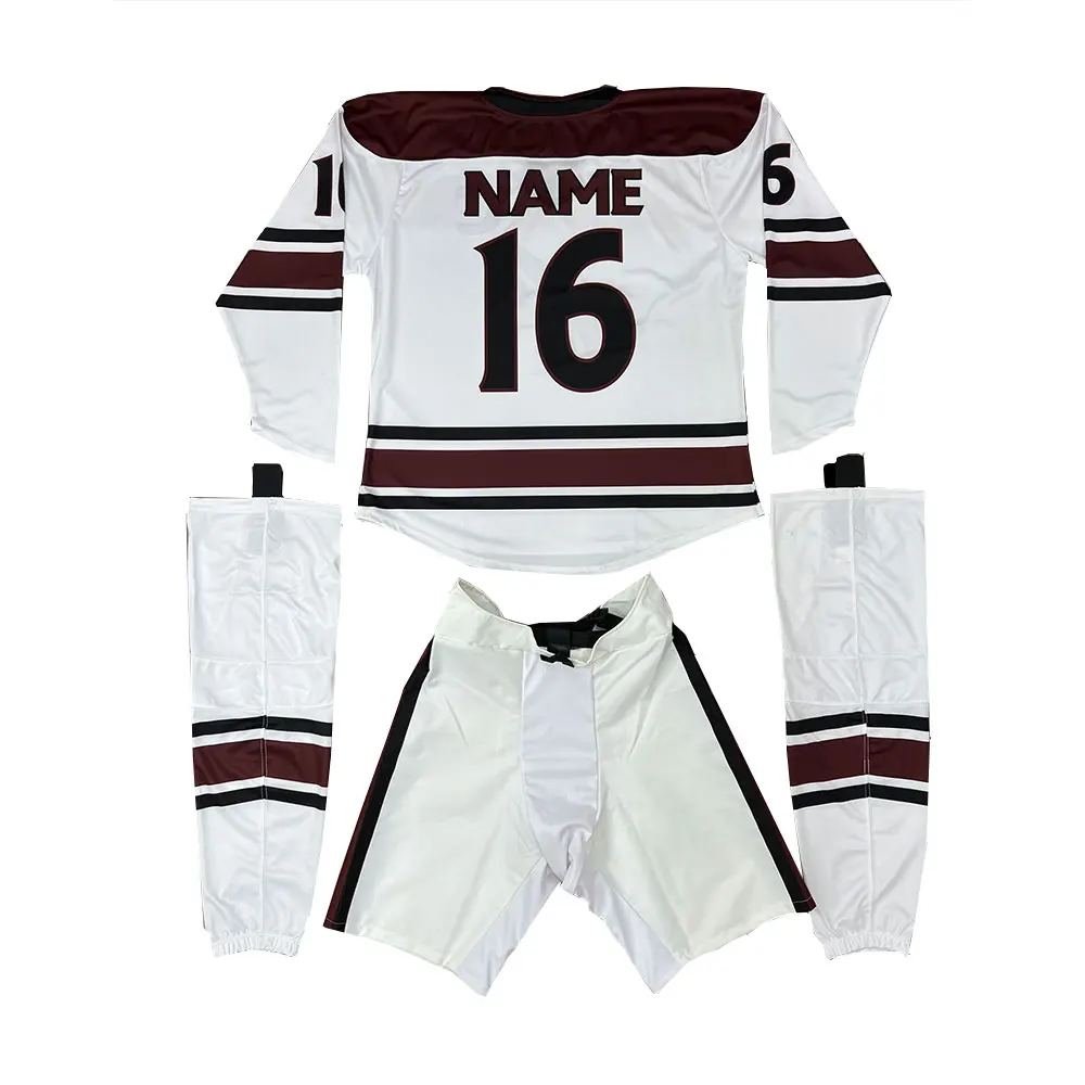 Ice Hockey Uniform Jerseys Shells Socks with your own Design and logos