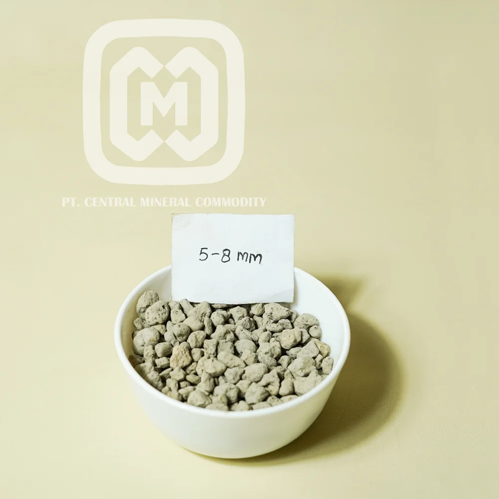 NATURAL PUMICE STONE Size 5-8mm FOR PLANT GROWING MEDIA INDONESIAN POROUS LIGHT BROWN VOLCANIC ROCK GREENHOUSE AND HORTICULTURE