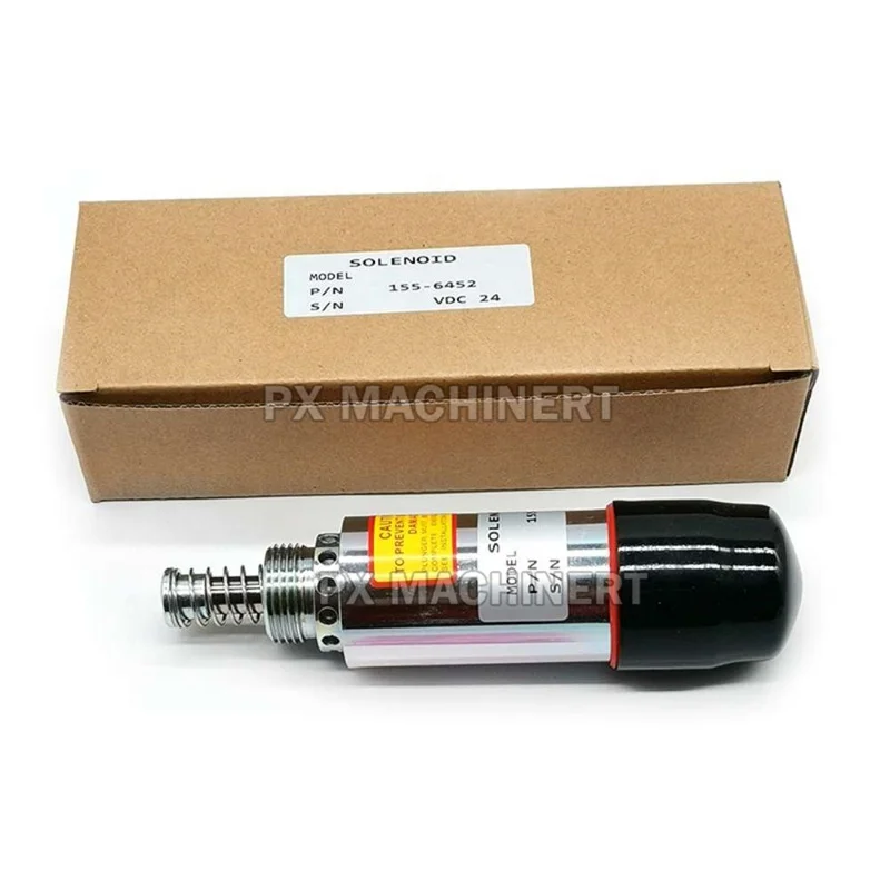 1554652 155-4652 топливный запорный электромагнитный Линейный электромагнитный клапан для двигателя экскаватора-погрузчика caterpillar I3430 3126 3114