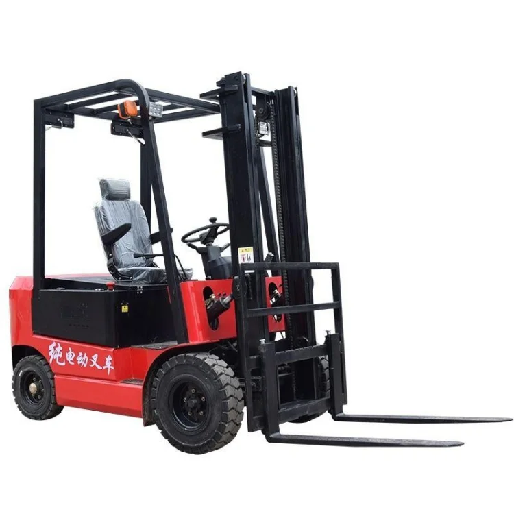 Low price of light four-wheel electric forklift Three ton electric forklift All terrain lifting forklift