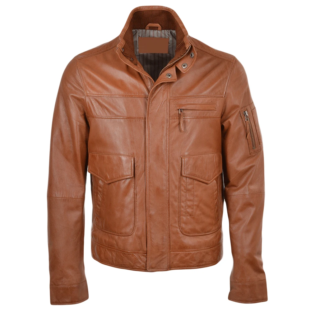 Cool Fashion PU Leather Jacket Large Size Motorcycle Jacket Coat Plus Size Men