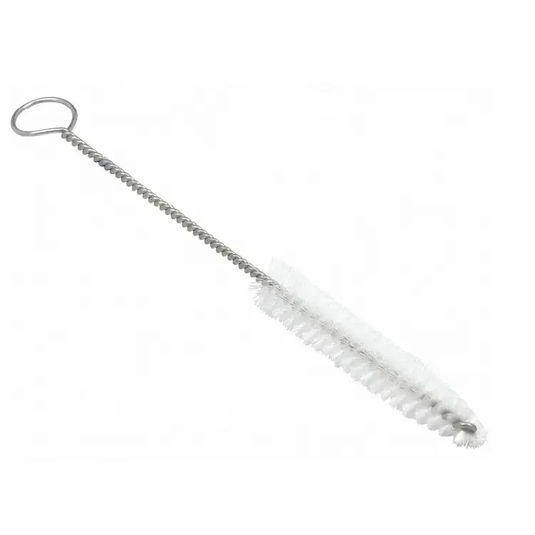 A One  Brand Wholesale Price Deal Available Spiral Shape Nylon White Brush Test Tube for cleaning Purpose