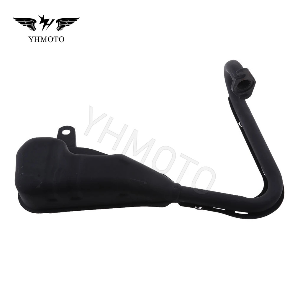 for Yamaha PW50 Dirt Bike Motor Cycle Parts Frame Front Exhaust System Pipe Section Assy Silencer Muffler