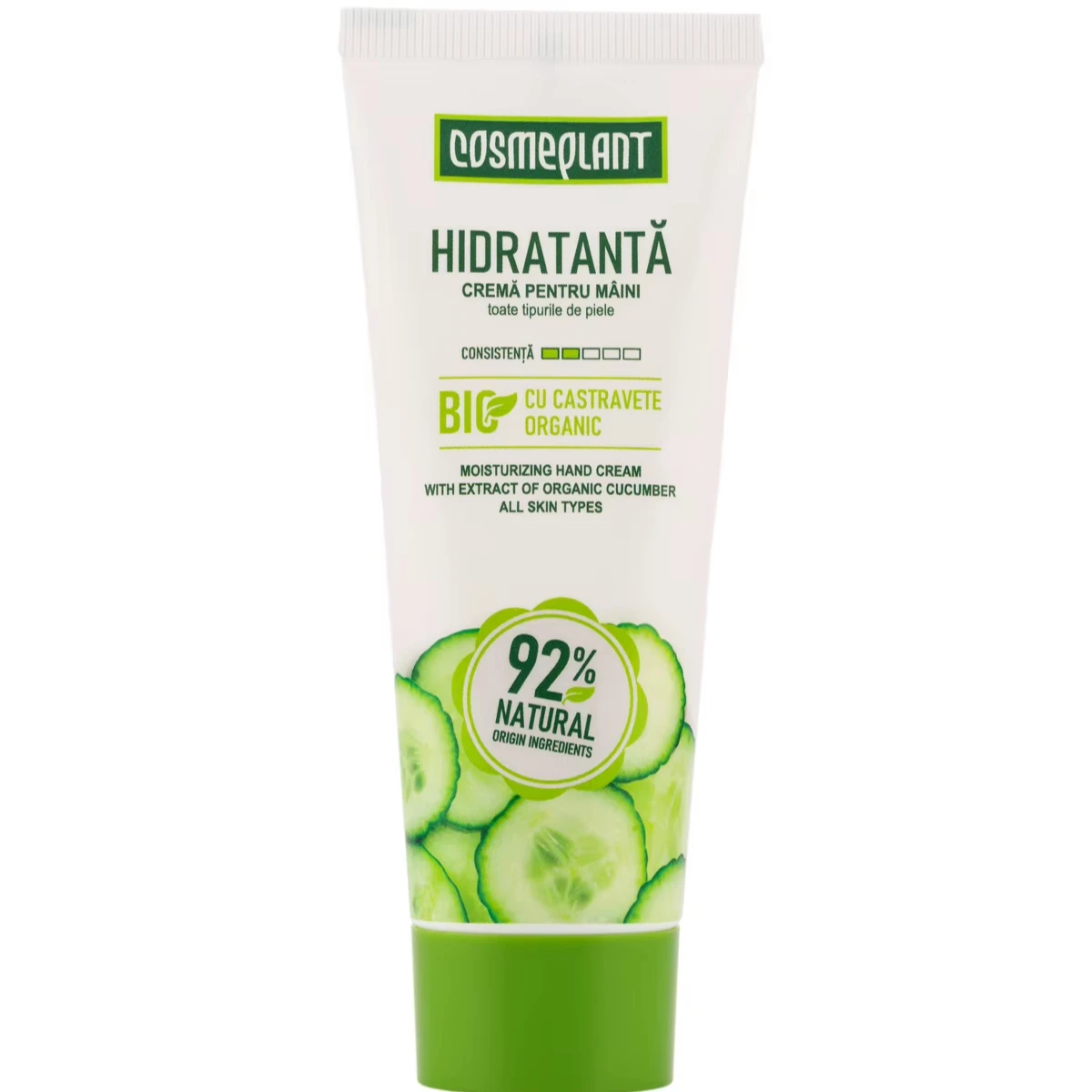 Organic Cucumber Extract Moisturizing Hand Cream & Lotion
