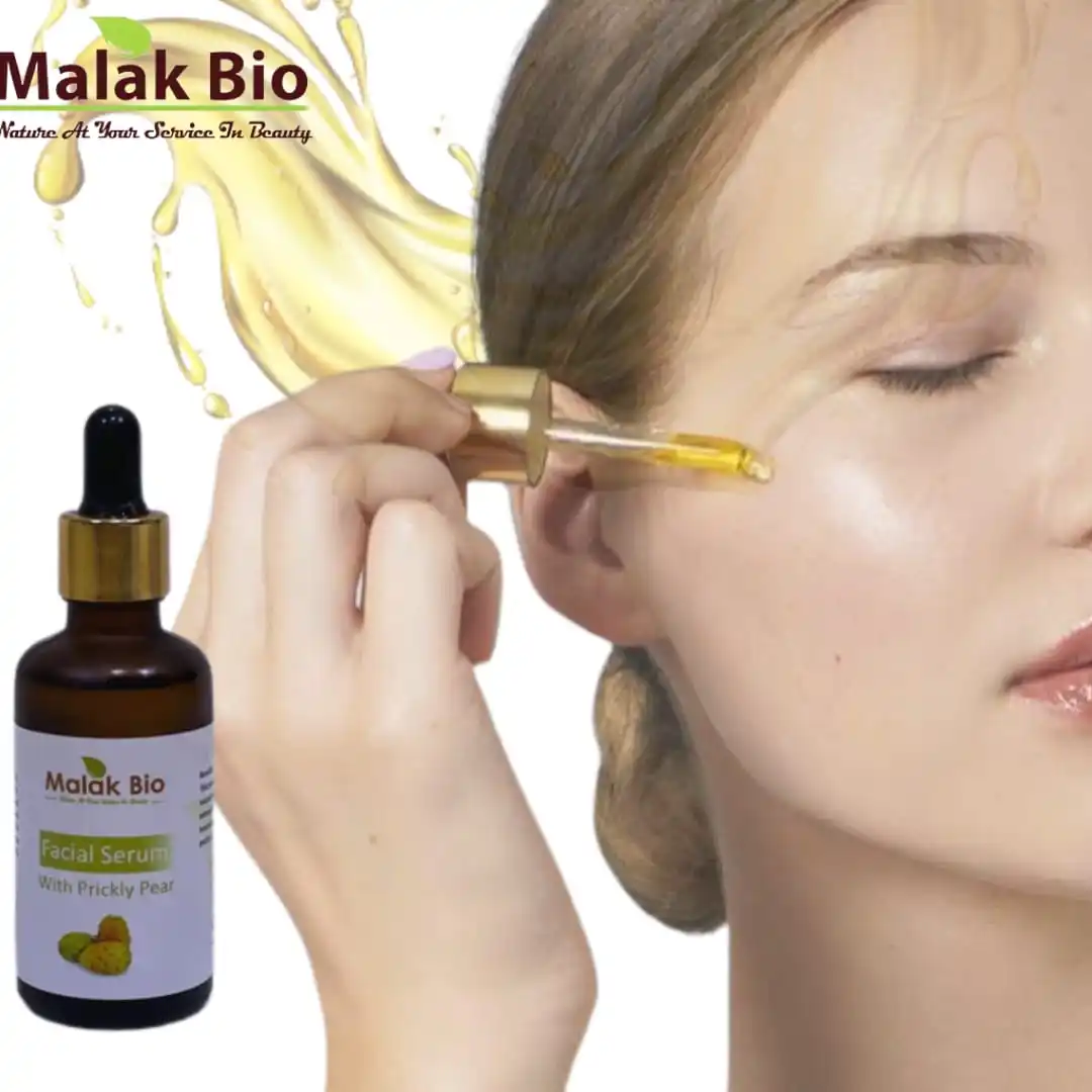 Organic prickly pear facial serum oil is a natural serum excracted from seeds of fruit opuntia