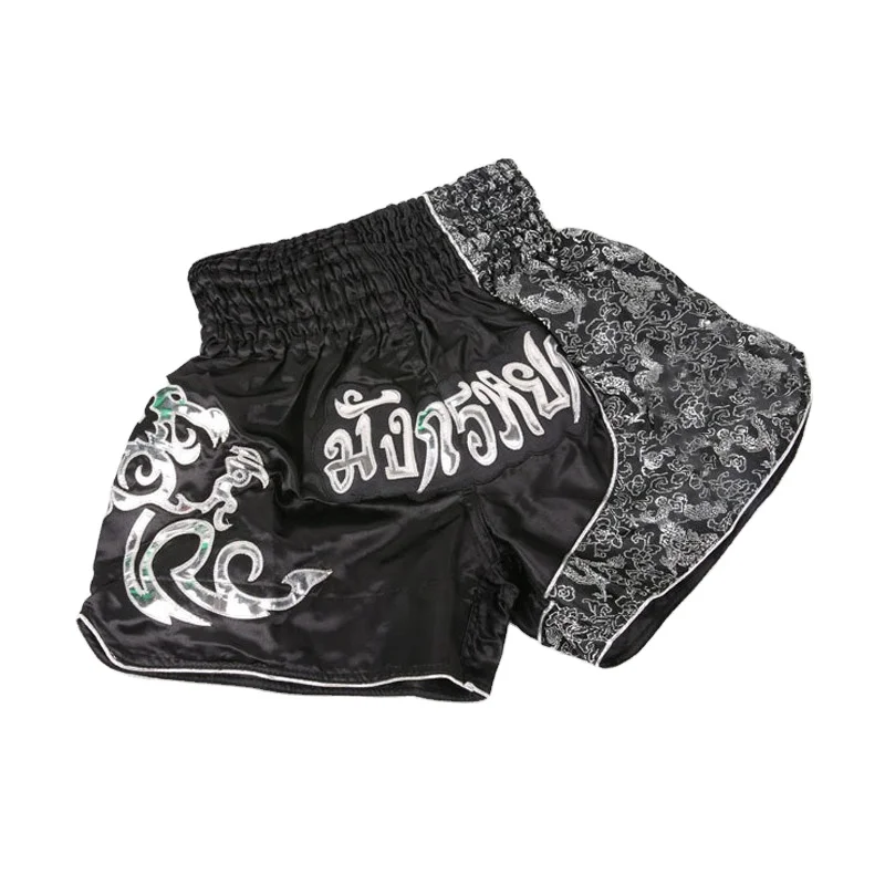 Unisex High-Performance MMA Fightwear Muay Thai Shorts Custom Branded White Black Short Length With Elastic Waist for Adults