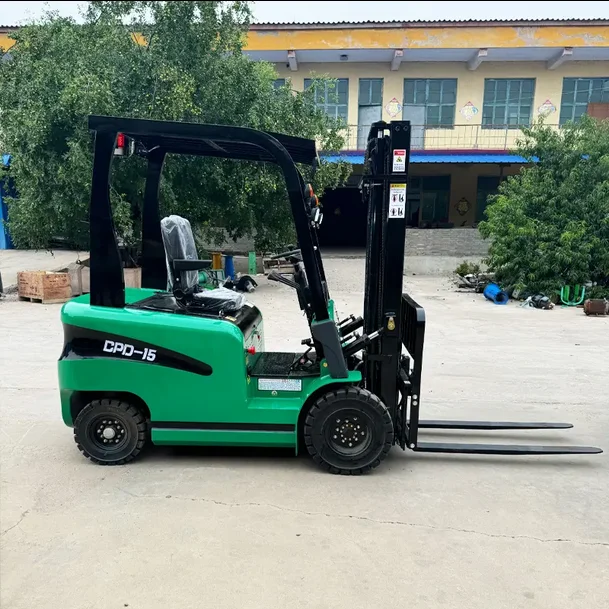 Used 1.5Ton to 6 Ton Diesel Outdoor Forklift with 4X4 4WD 3 Stage Mast All-Rough Terrain for Off-Road Car Shipping