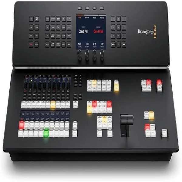 2 New Original BlackmagicS Design ATEM Television Studio HD8 ISO Live Production Switcher with 6ft Power Cord and 5 Pack