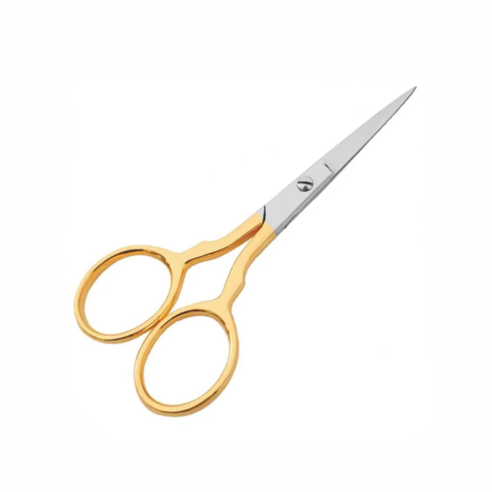 Half Gold Mini Scissors German Stainless Steel Small Classic Embroidery Scissors Tailor Scissors 3 Inch