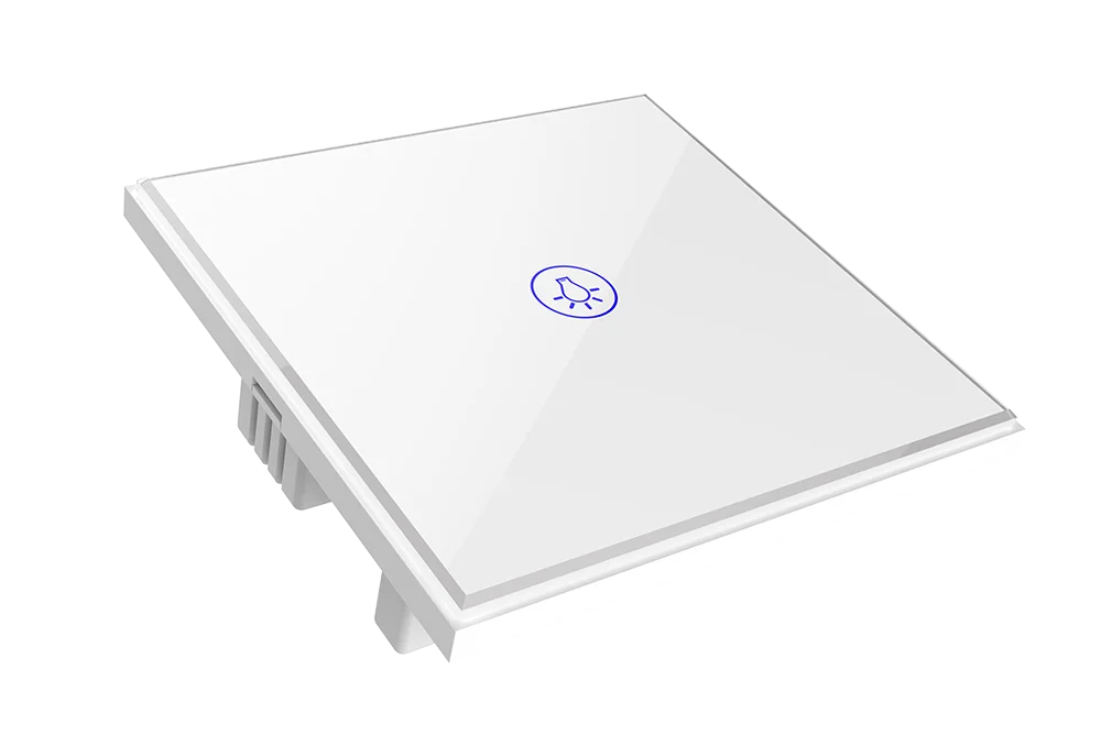 Smart wall touch switch smart Home Automation Fox Domotics google home alexa voice control capacitive touch switch