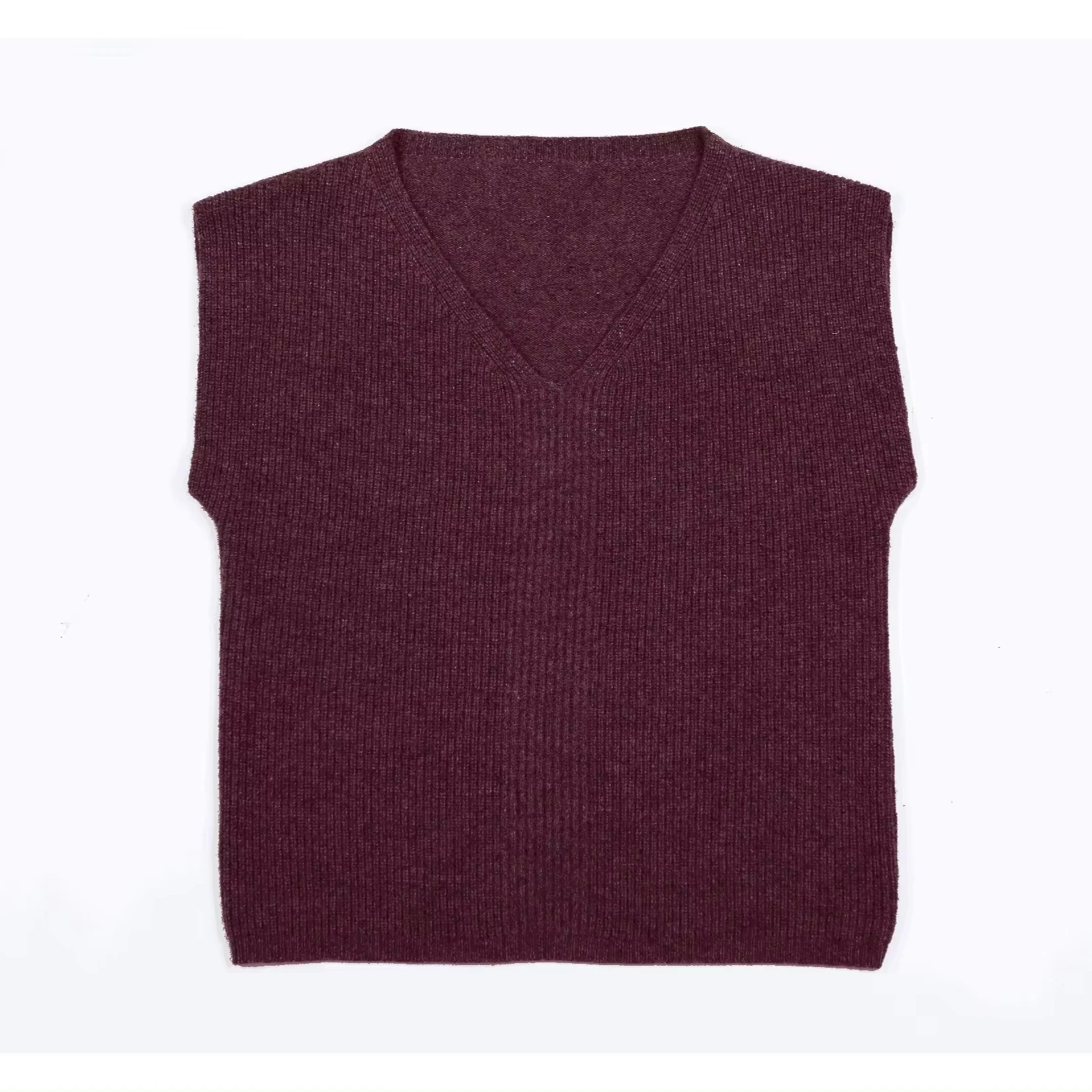 custom-made Women regular-fitting sleeveless knitted vest.