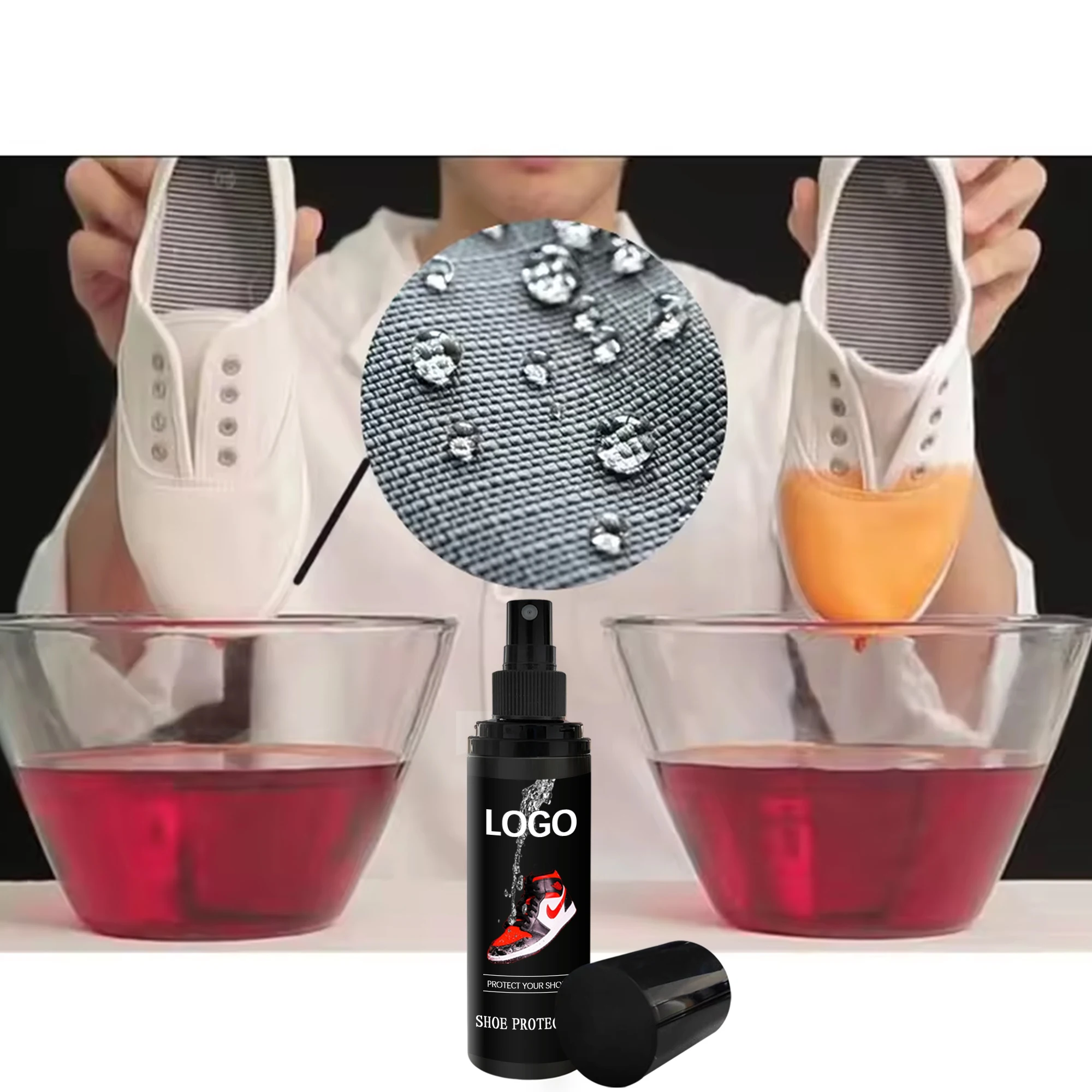 Ultimate Nano Technology Shoe Protector Spray Guards Shoes Outdoor Boots and Suede from Rain