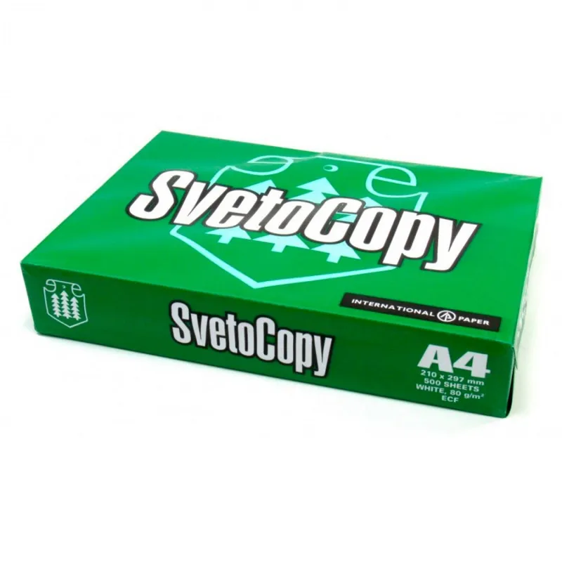 Best Quality Svetocopy A4 Photocopy Paper Premium Grade Copy Paper 80 ,70 , 75 gsm