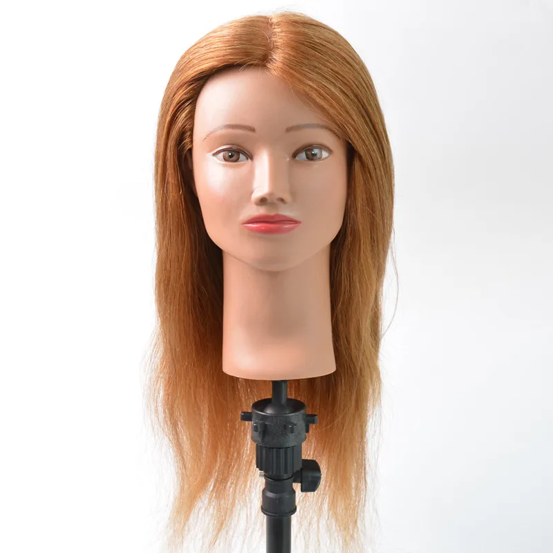 Cheap Mannequin Head With Hair Cosmetology Doll Head