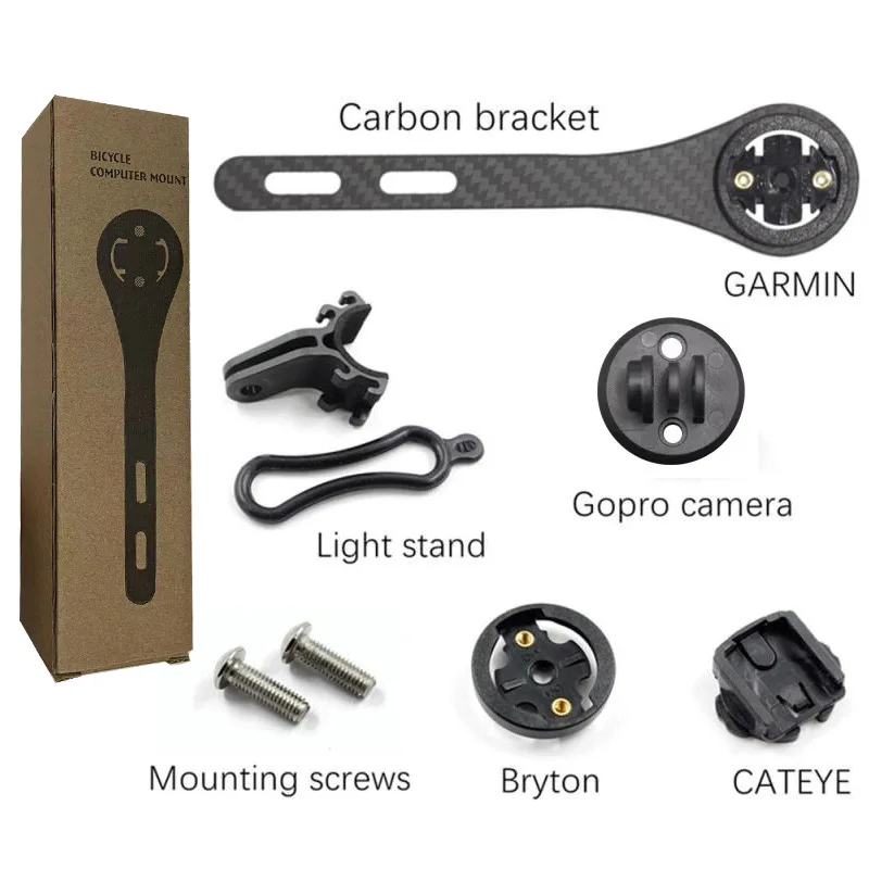 road mtb bike bicycle computer carbon extension bracket