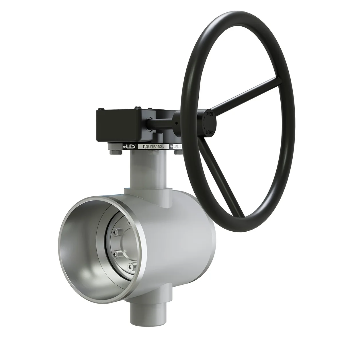 LD triple eccentric butterfly valve weld/weld
