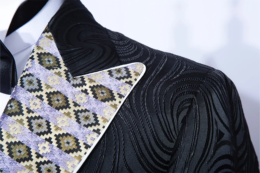 Drop Shipping Low MOQ New Design Slim Fit Grooms Men Wedding Suit