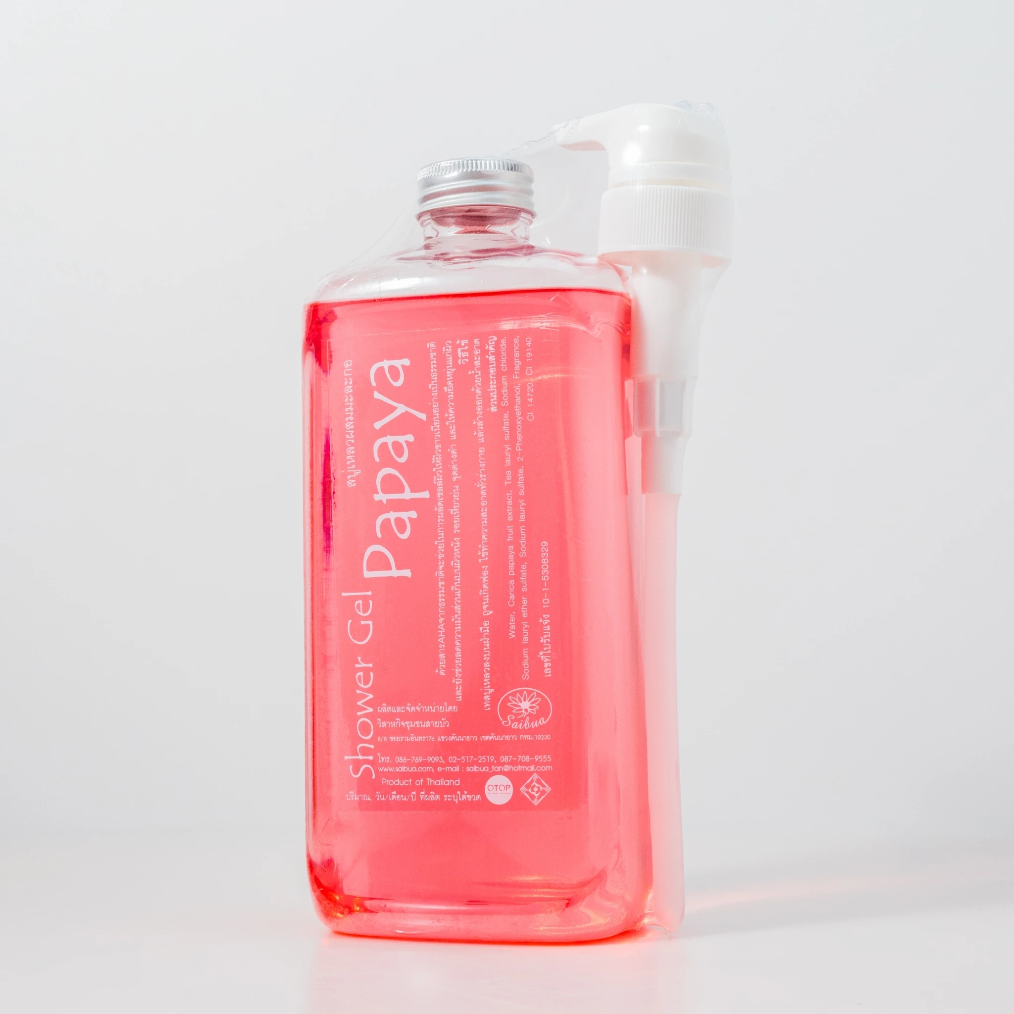 Wholesale Factory OEM Herbal Handmade Shower Gel  Fruits Shower Shampoo Thailand 100%