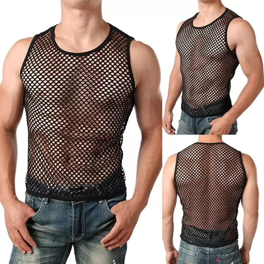 singlets stringers Wholesale Men Sports Tank Top Custom Muscle Fitness Vest Men Black Tank Top