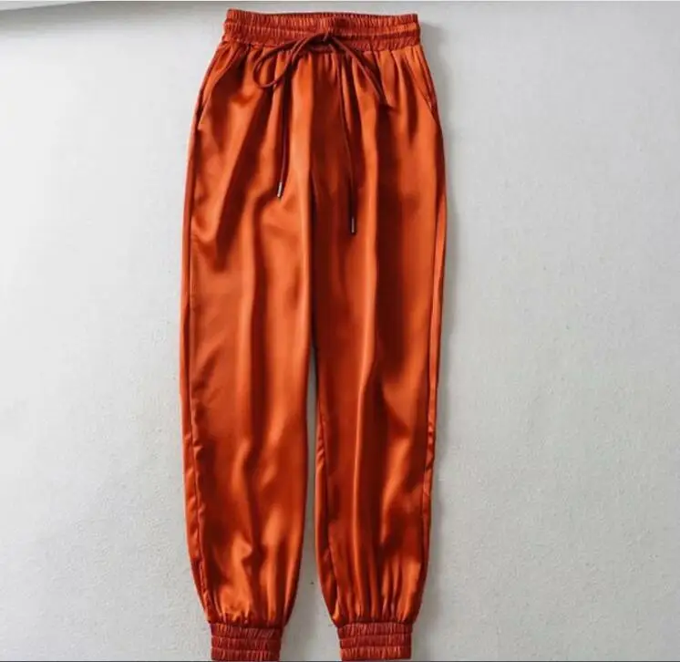 Factory Price Jacquard Barbie Pattern Ice Silk Rib Pattern Home Outdoor Wide Leg Baggy Pants Trousers for women