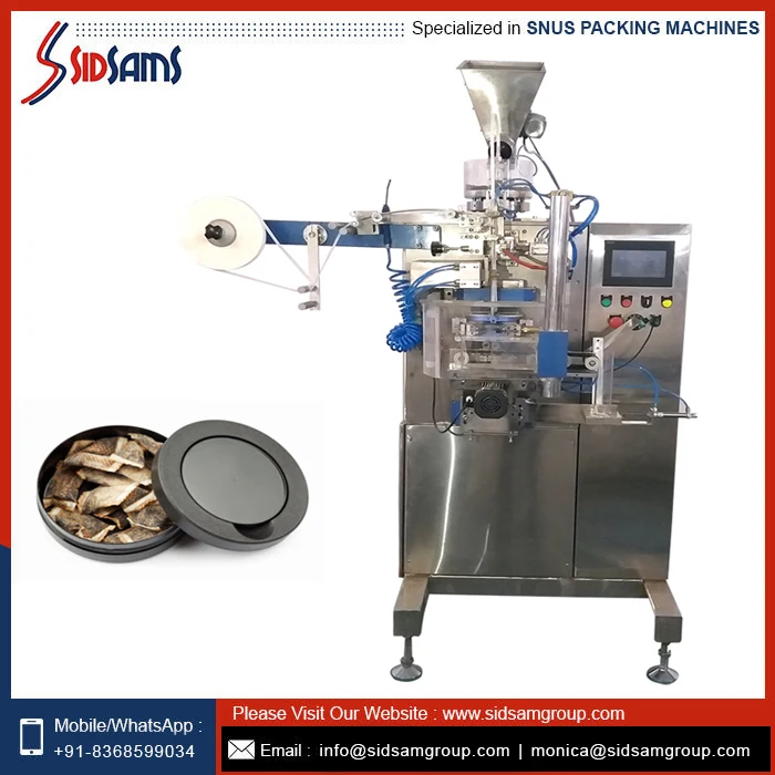 Industrial Use Best Snus Filter Pouches Snus Packing Machine At Low Price