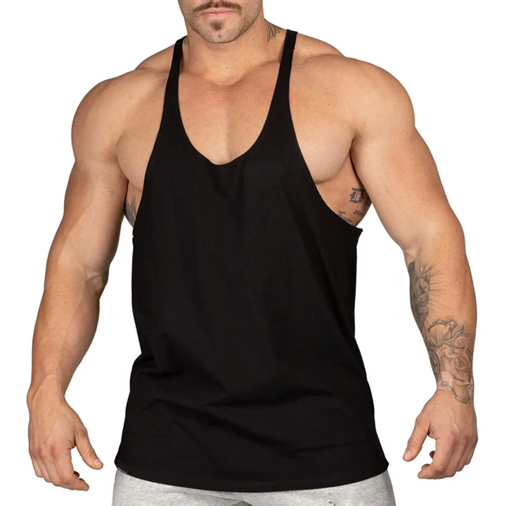 Factory Direct Sale Hot Selling Men Oversize Singlets / Good Selling Men Lowest Price Adult Size Singlets