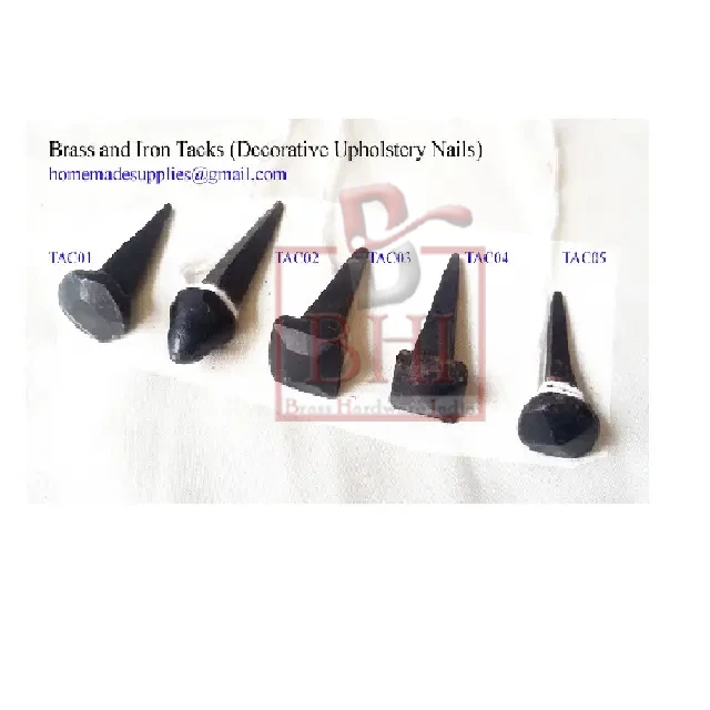 High Quality Handmade Forged Medieval Style Vintage Shoe Nail Wrought Black Iron Nail Wood Crafts Door Furniture Decorative