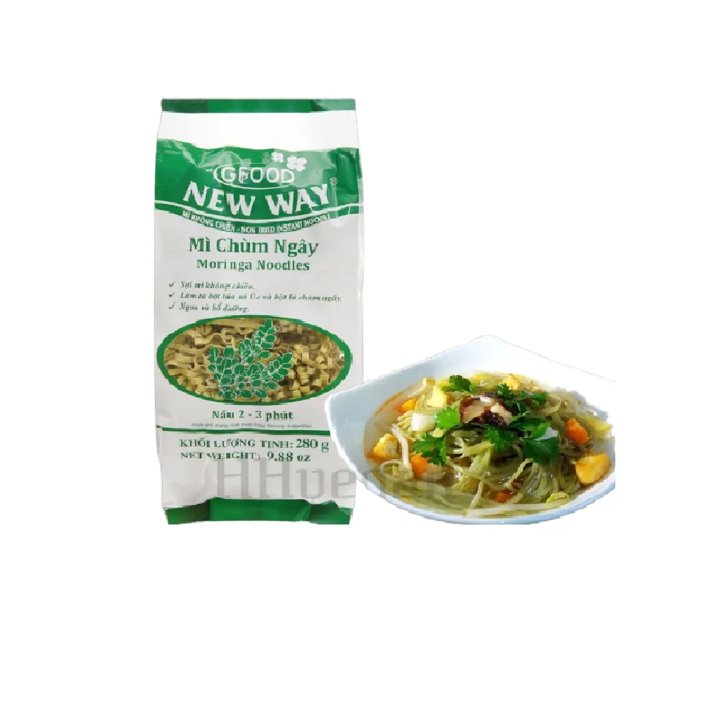 Top Selling  MORINGA NOODLES 280g instant noodle best price  Viet Nam ISO 22000 -2018 Manufacturer from Vietnam