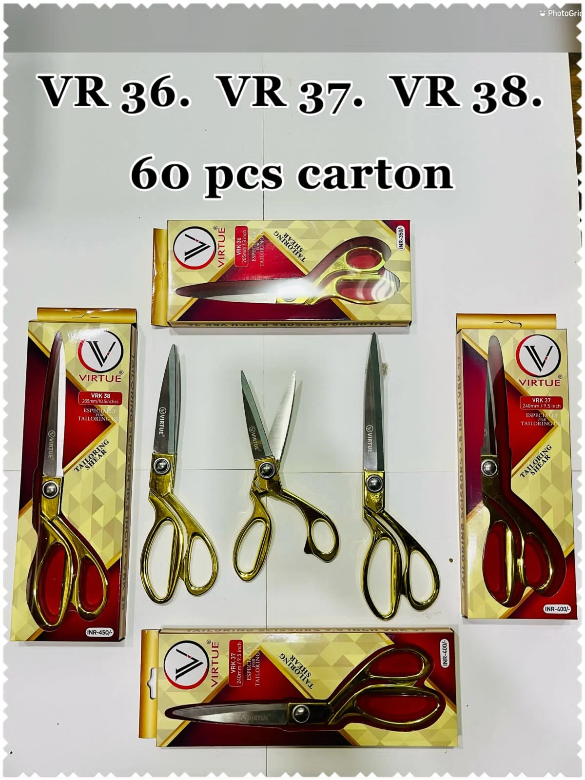 Hot Deal 2023 Top Grade Material Made Brass Tailor Scissors with Sharp Blade For Cloth Cutting Uses By Exporters