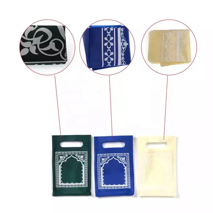 Portable Prayer Mat Convenient Portable Muslim Prayer Mat With Bag Muslim Travel Prayer Mat