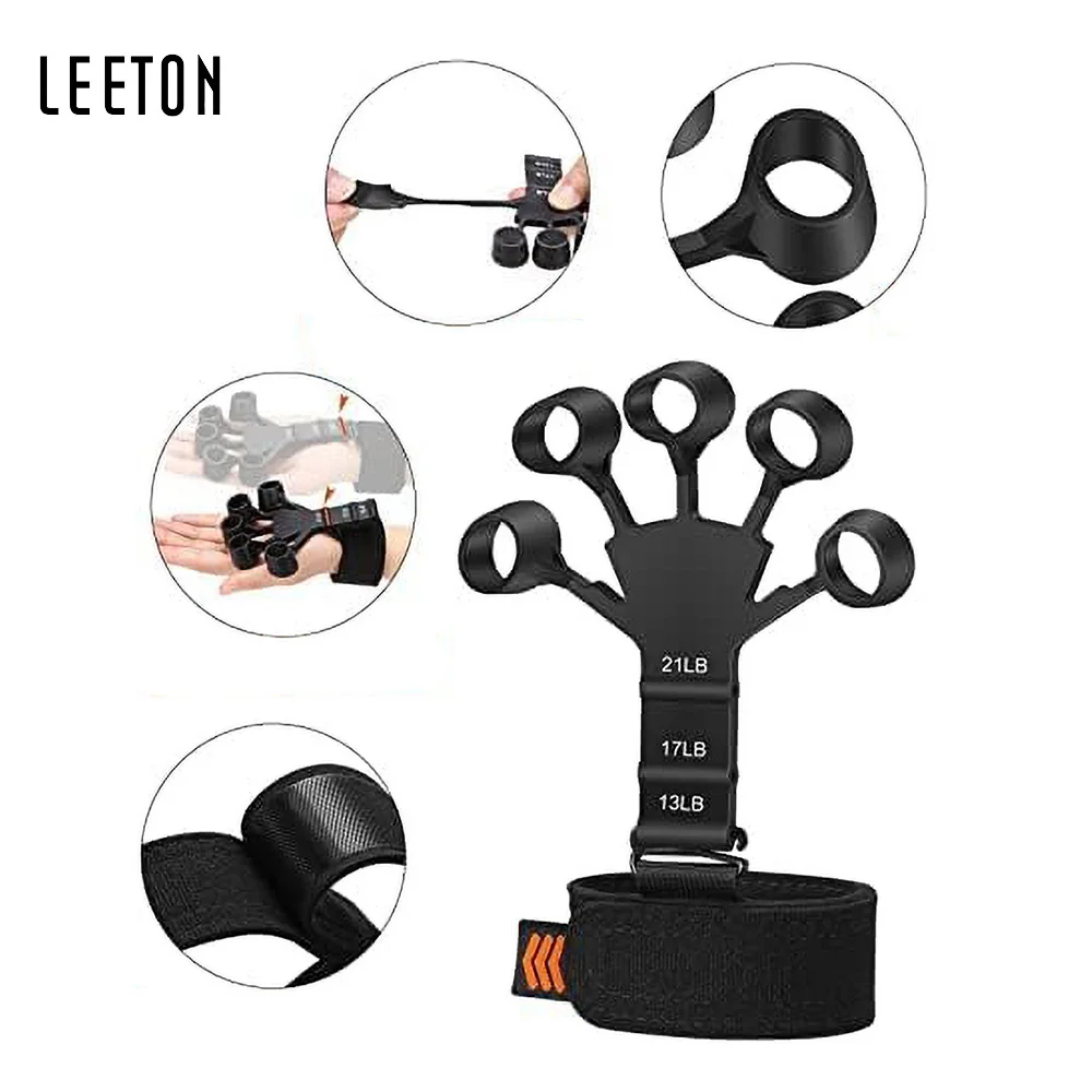 High Quality Non-Slip Gym Hand Grip with Arm Function Finger Massage Area for Fitness Use
