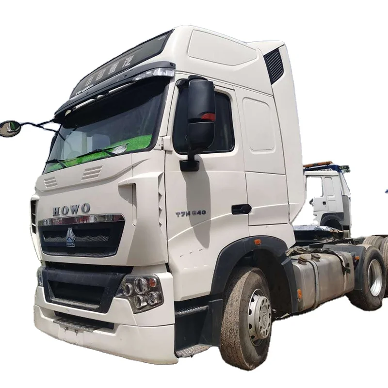 Used Sinotruk Howo T7 6x4 Tractor Truck 371hp 420hp Chinese Trucks for Sale