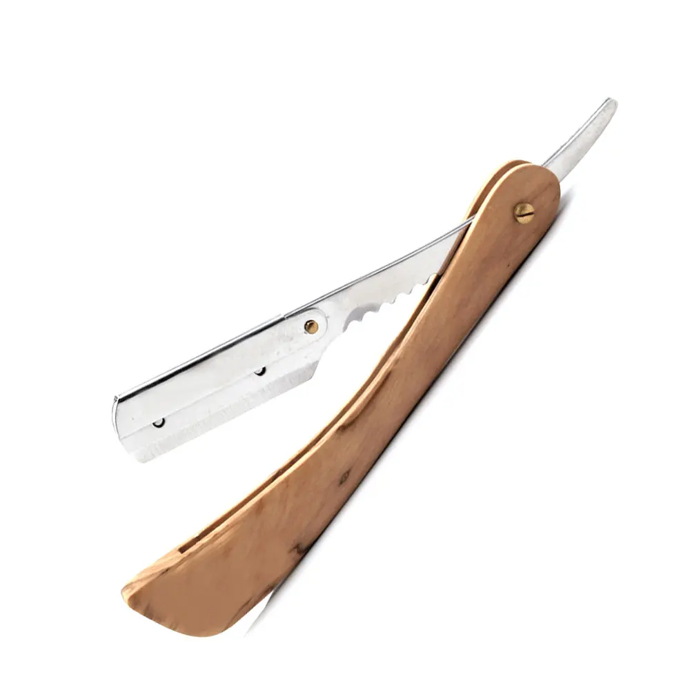 Wholesale Best Supplier High Quality Stainless Steel Wooden Handle Razors / Custom Made Wooden Handle Razors