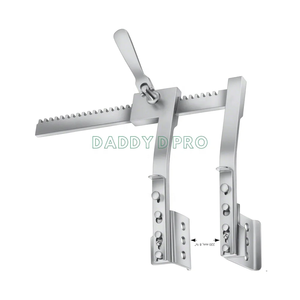 BURFORD FINOCHIETTO RIB RETRACTOR With Blades German Stainless Steel Cardiovascular Surgical Instruments RIB SPREADER RETRACTOR