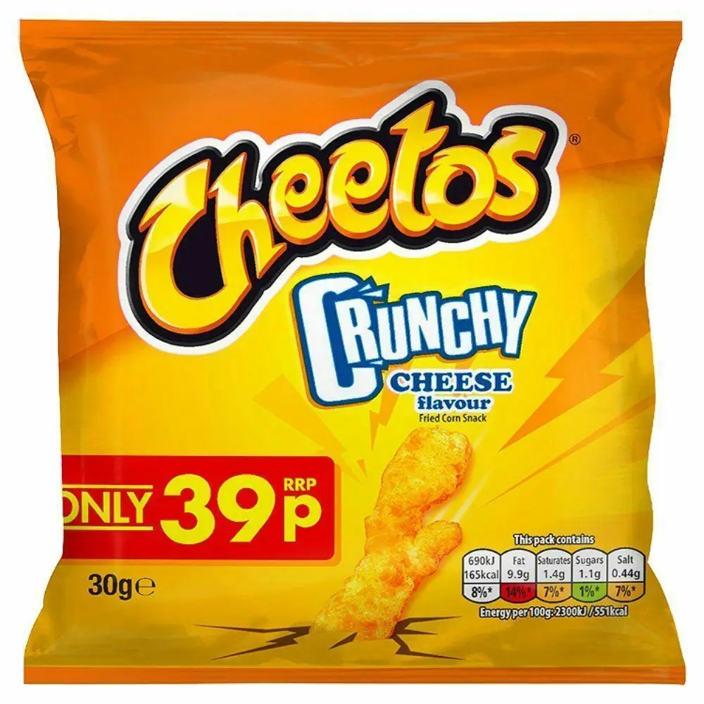 Cheetoss Crunchy Flaming Hot Cheese Flavored Corn American Snacks Wholesale