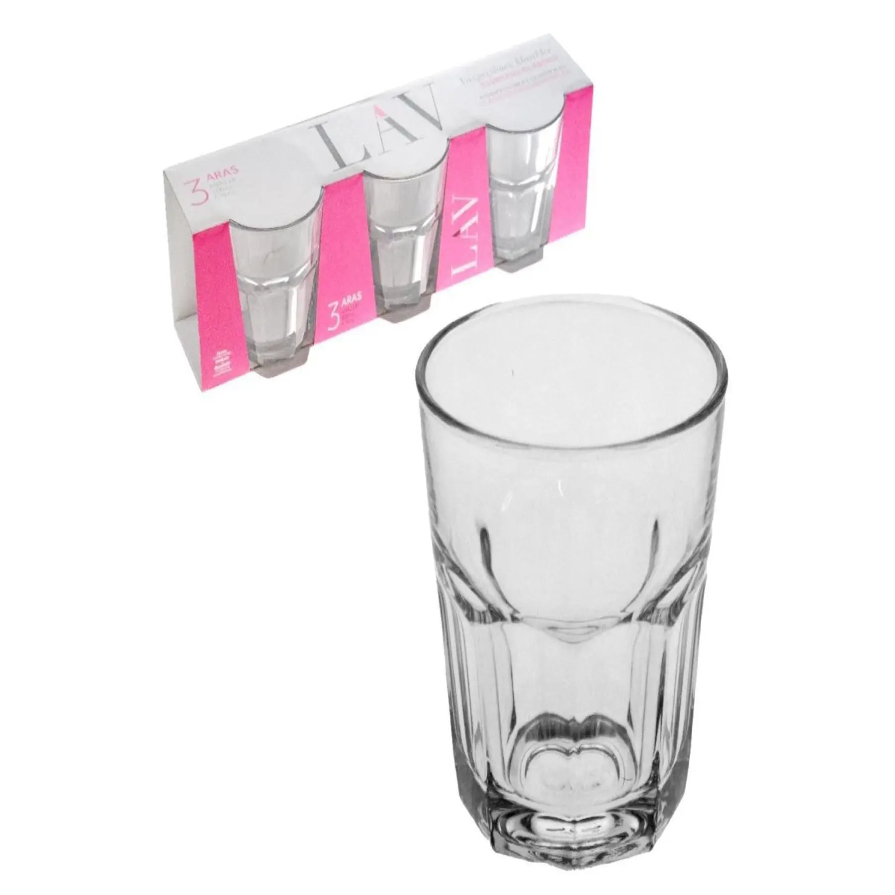 Ara218a Aras Soft Drink Glass 3 Pieces