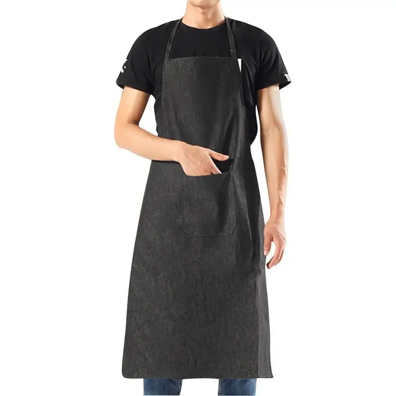 Premium Quality Chef Aprons 100% Cotton Chef Plain Blank Calico Kitchen customized Sizes Colors Logos Wholesale ODM
