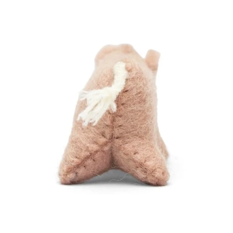 SnuggleMe Plush Pink Piggy Pal Handcrafted Felt Pig Soft Perfect for Kids Nursery Decor and Piggy Enthusiasts Educational Toy