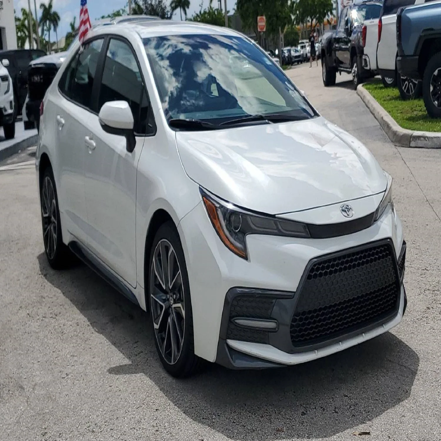 2022 Toyota Corolla XSE CVT с панорамным Люком кожаные сиденья левое рулевое управление б/у Мини BMW BYD Land Cruiser Hilux