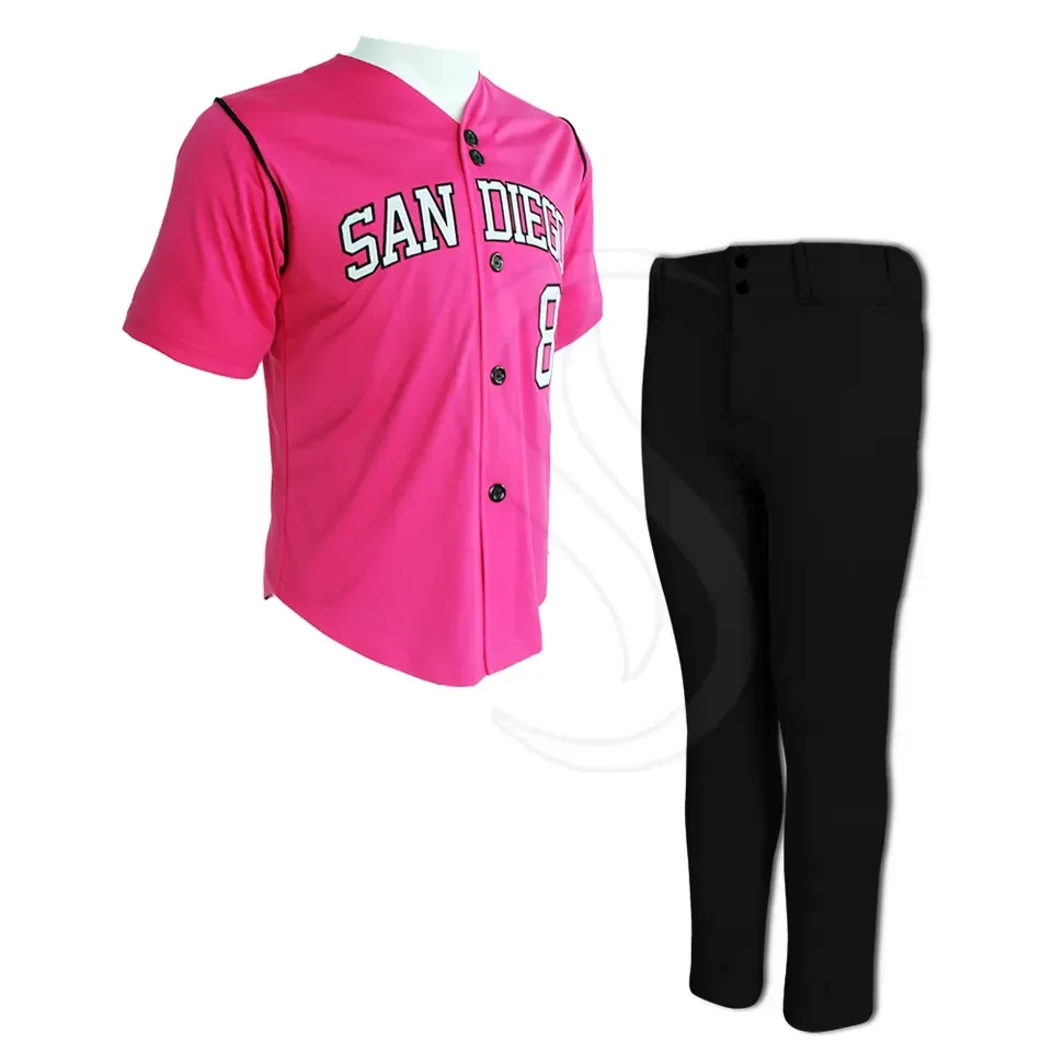 Baseball Uniform New Arrival High Quality Custom Made Baseball & Softball Wear 100% Polyester Baseball Uniform