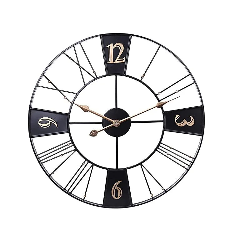 Modern Look Best Quality Big Wall Clock For Office Decoration Hanging Clock top demanding natural craft