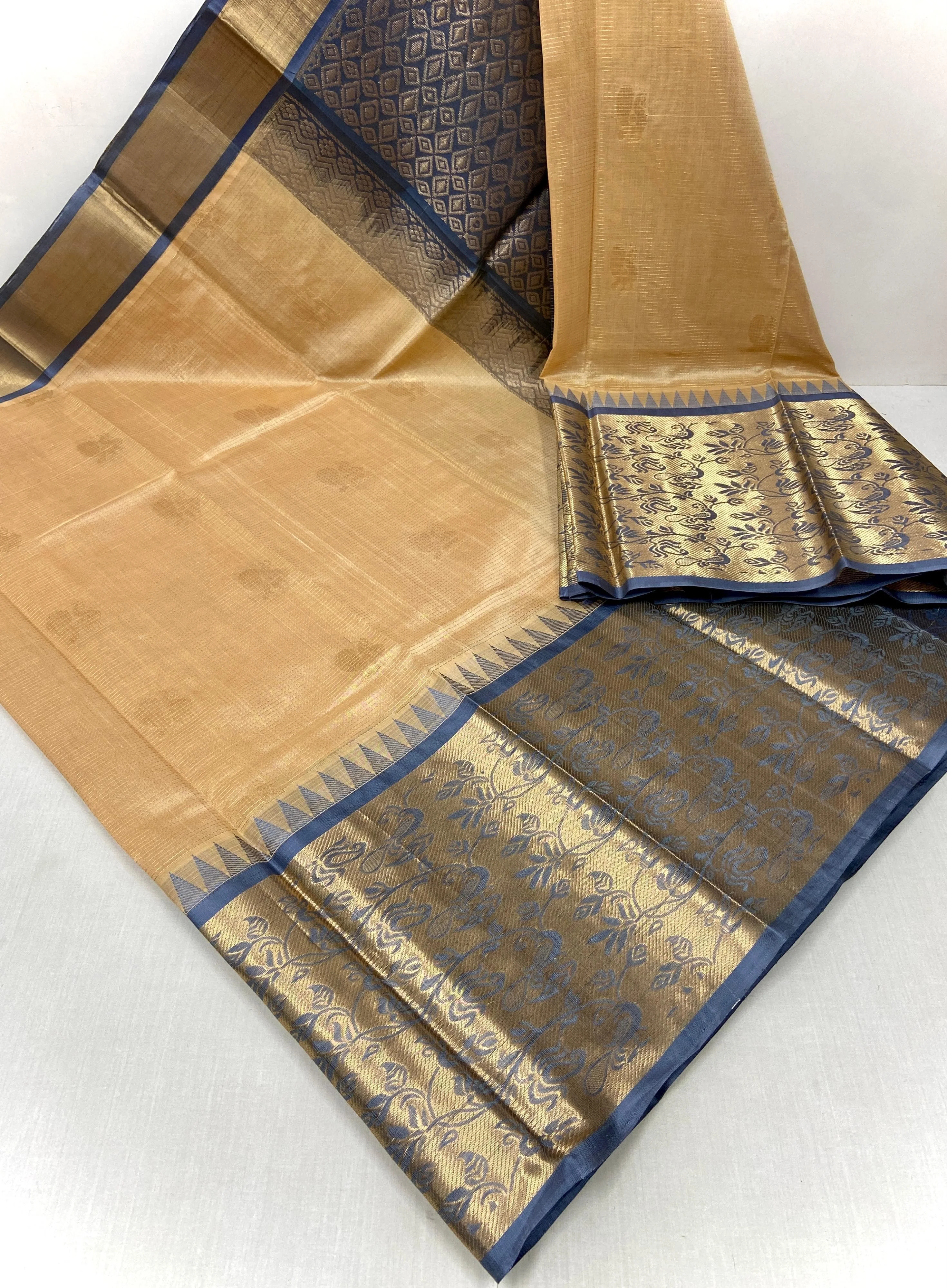 Handmade Handwoven Pure Silk Saree with Meena Work Booti Export Quality for Wedding Casual Wear for Indian Pakistani Clothing