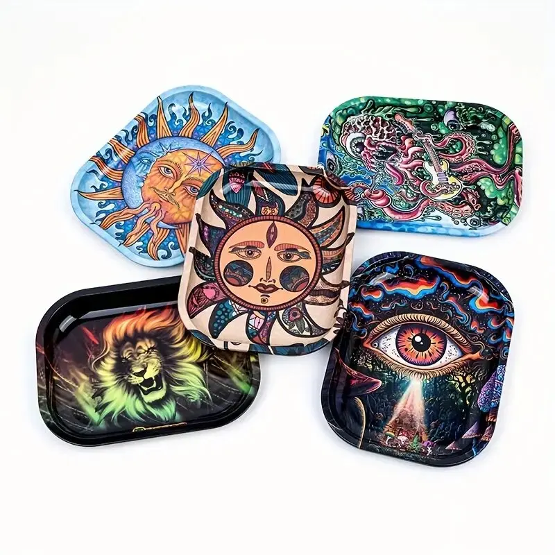 Напечатанные по индивидуальному заказу лотки для скручивания табачных изделий, лоток для курения сигарет, лоток для рулона, оптовая продажа